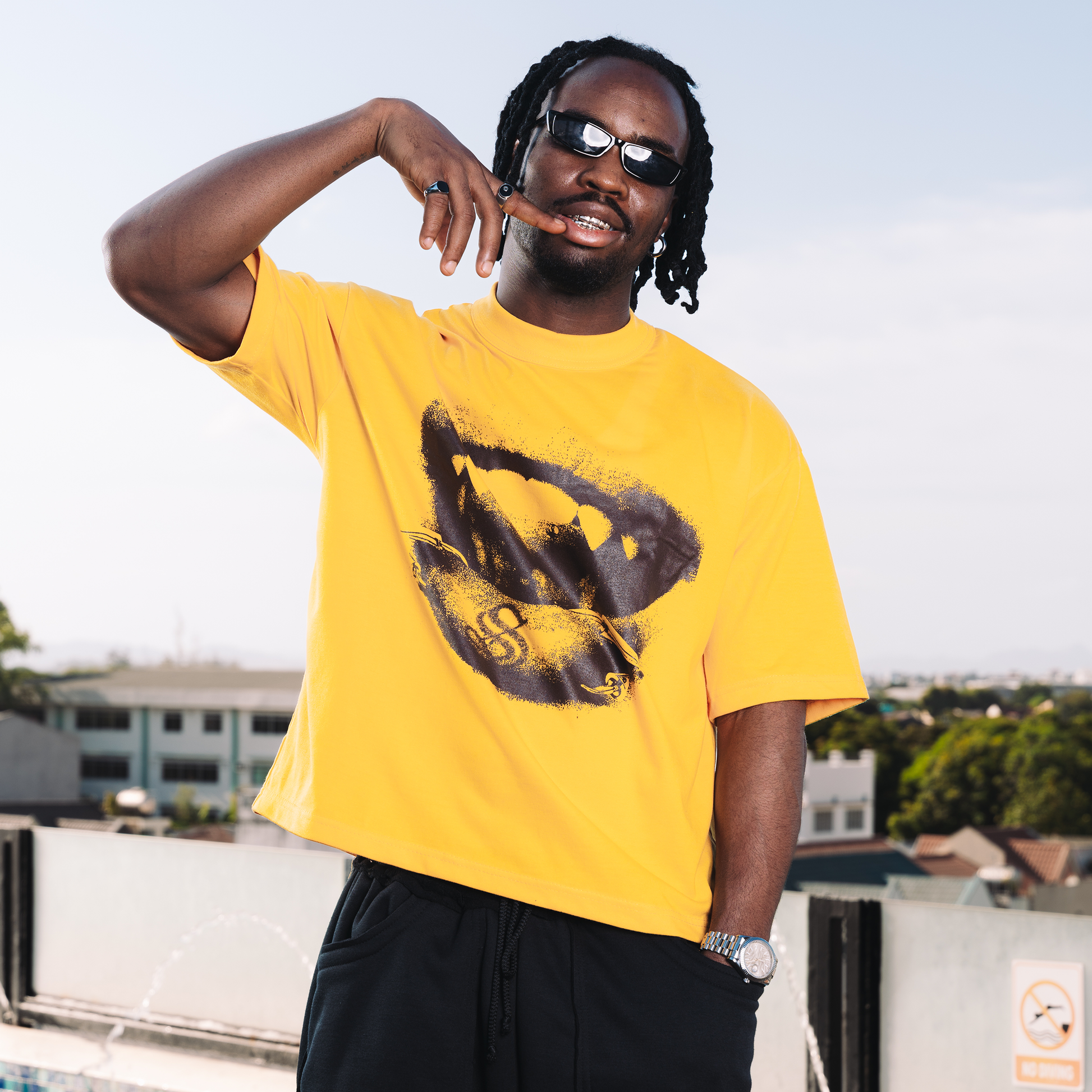 Spades Gilded Bite Boxy Crop Tee SPADES