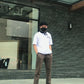Spades Sky God Boxy Tee White