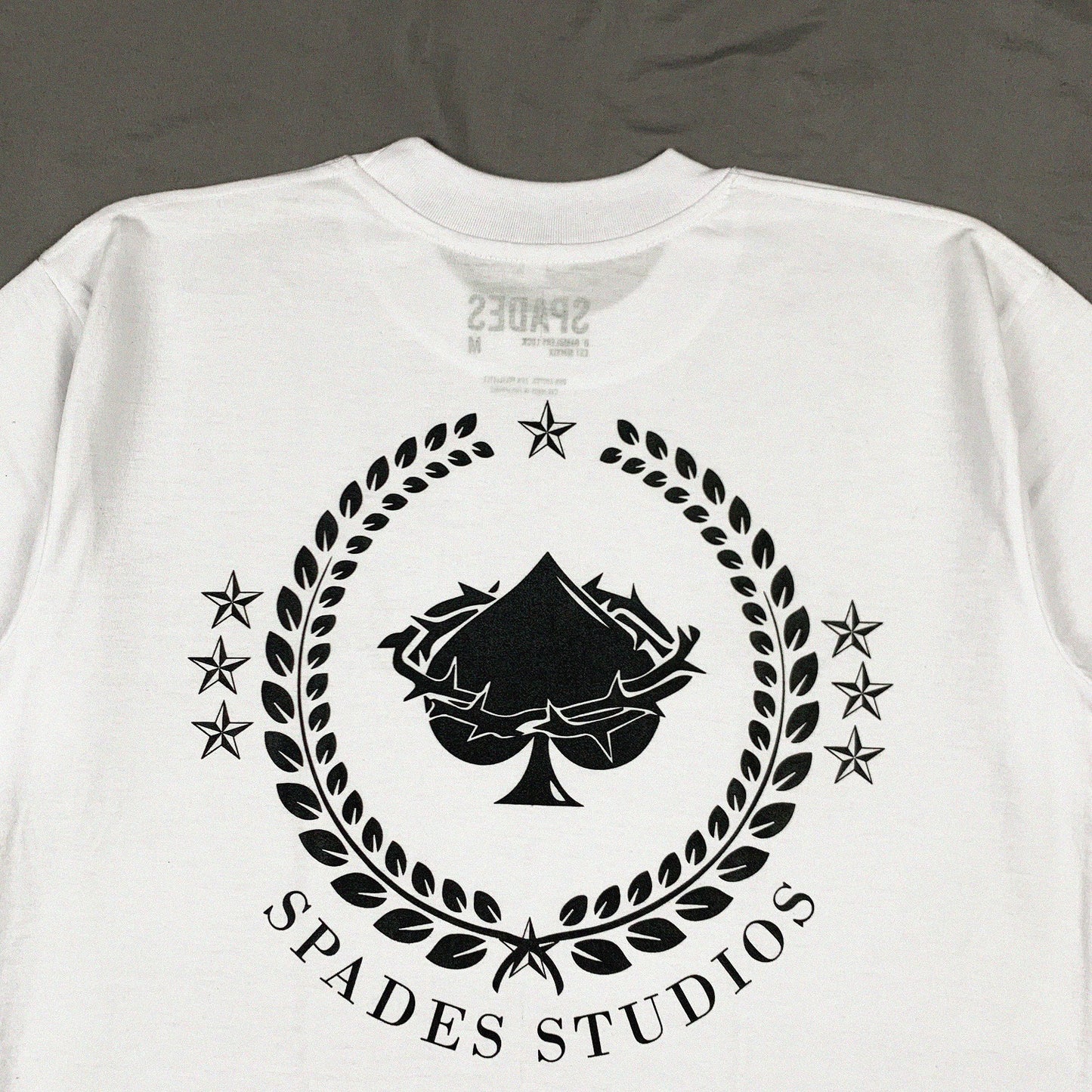 Spades Above All White