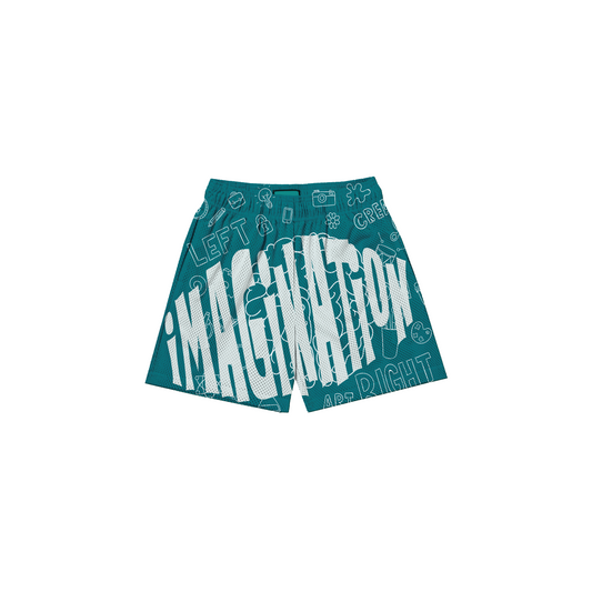 Spades Imagination Mesh Shorts Green