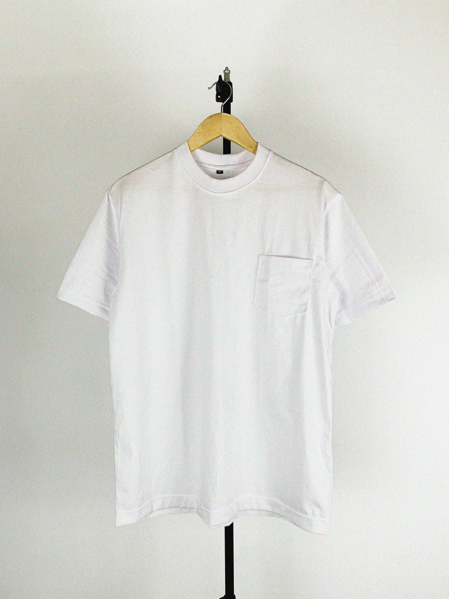 White Oversized Pocket Tee