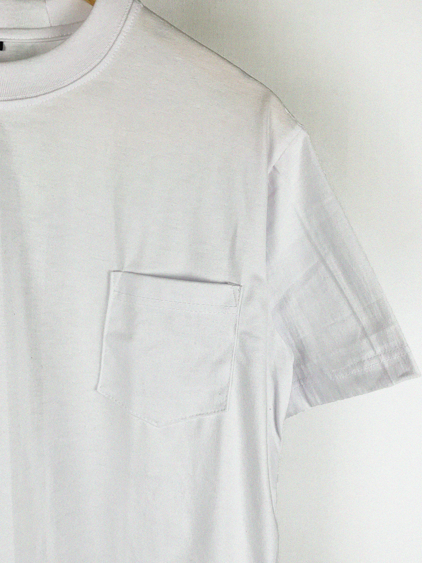 White Oversized Pocket Tee