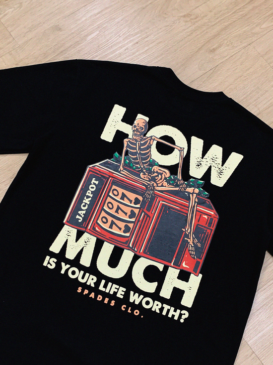 Spades How much Black Tshirt SPADES